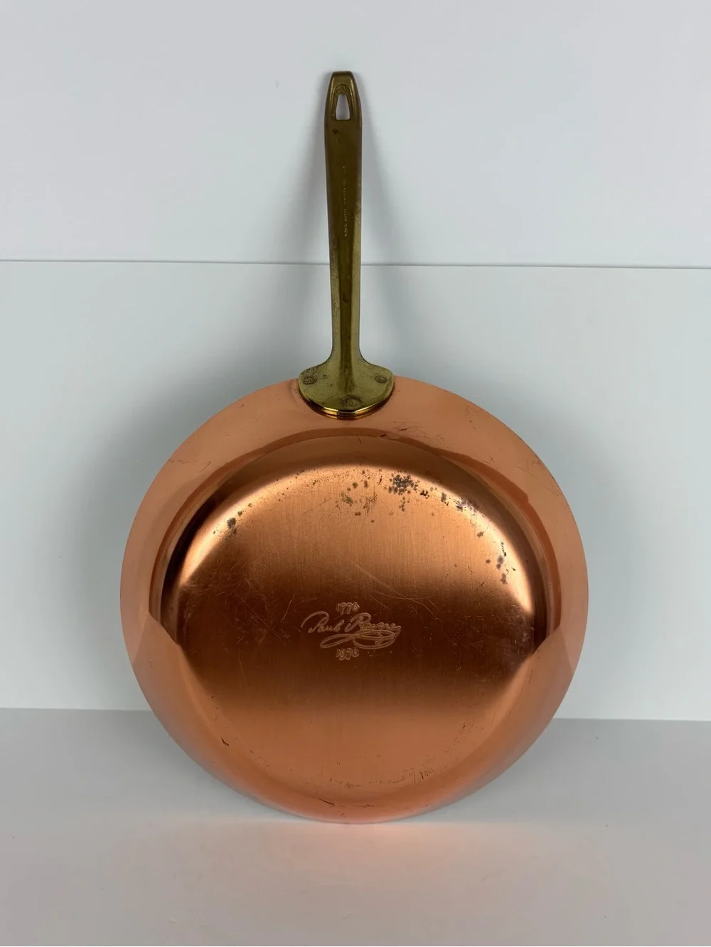 Vintage PAUL REVERE WARE Signature Series USA Copper 10.5” Skillet Fry Pan